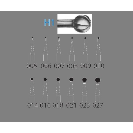 H1.204.027 KOMET carburo clinica 5 ud