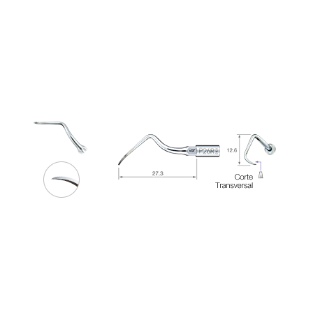 TURBINA PANA-MAX2 CABEZA ESTANDAR CONEXIÓN MIDWEST M4