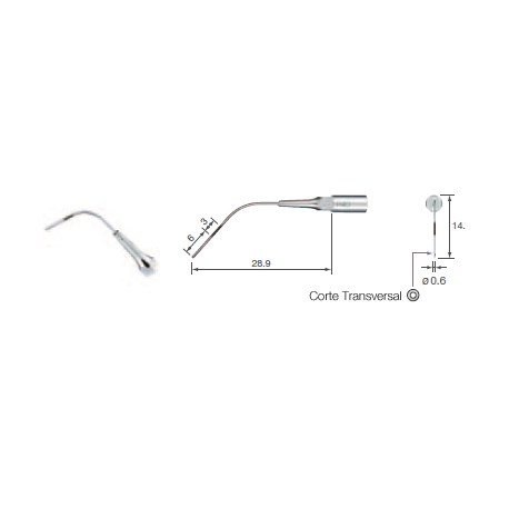 TURBINA X-MAX 45º ANGULO CABEZA ESTÁNDAR CON LUZ ACOPLE KAVO