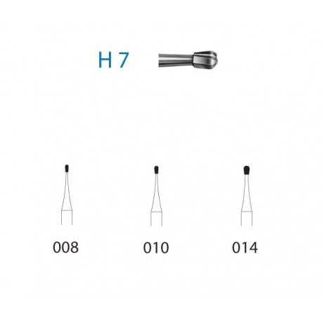 H7.204.014 KOMET carburo clinica 5 ud