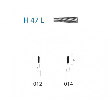 H47L.314.014 KOMET carburo clinica 5 ud