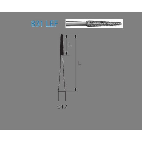 831LEF.204.012 KOMET diamante clinica 5 ud