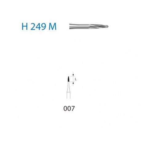 H249M.314.007 KOMET carburo clinica 5 ud