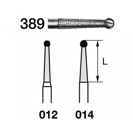 389.314.012 KOMET diamante clinica 5 ud