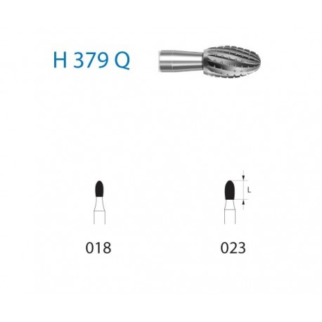 H379Q.314.018 KOMET carburo clinica 5 ud