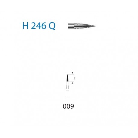 H246Q.314.009 KOMET carburo clinica 5 ud