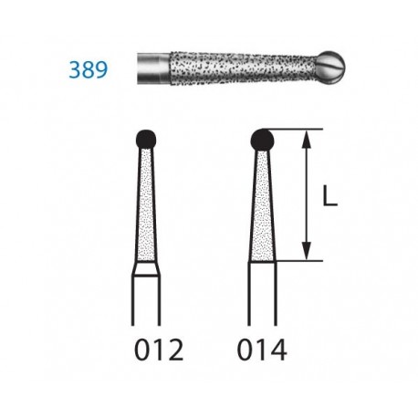 389.316.012 KOMET diamante clinica 5 ud