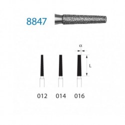 8847.314.012 KOMET diamante clinica 5 ud