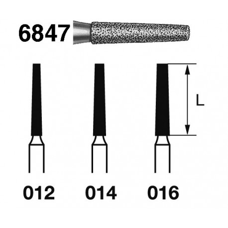 6847.314.016 KOMET diamante clinica 5 ud