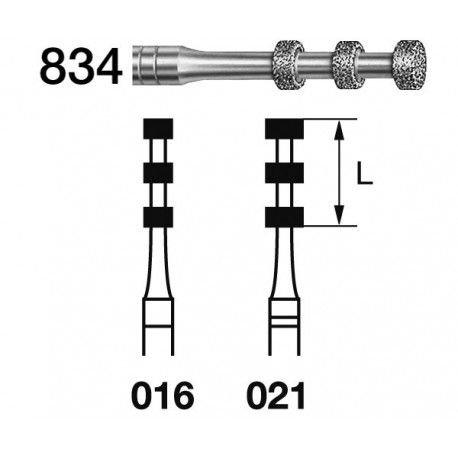 834.314.021 KOMET diamante clinica 5 ud