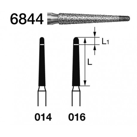 6844.314.016 KOMET diamante clinica 5 ud