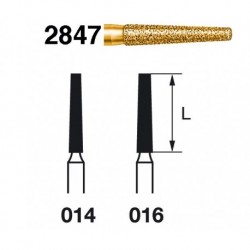 2847.314.014 KOMET diamante clinica S2000 5 ud