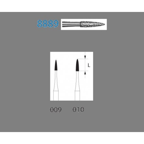 8889.314.009 KOMET diamante clinica 5 ud