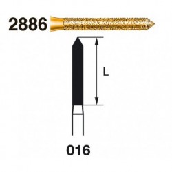 2886.314.016 KOMET diamante clinica S2000 5 ud