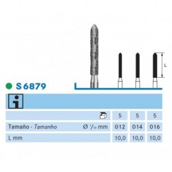 S6879.314.016 KOMET diamante clinica serie S 5 ud