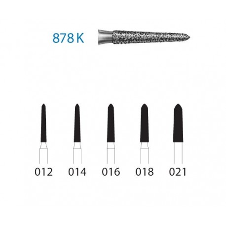 878K.314.018 KOMET diamante clinica 5 ud