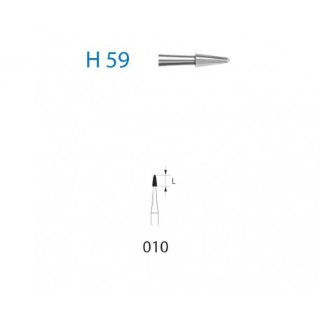 H59.313.010 KOMET carburo clinica 5 ud