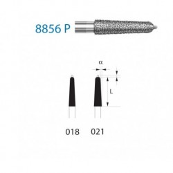 8856P.314.021 KOMET diamante clinica c/p guia 5 ud