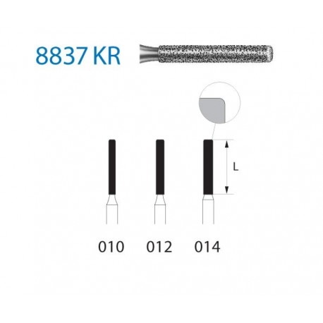 8837KR.314.014 KOMET diamante clinica 5 ud