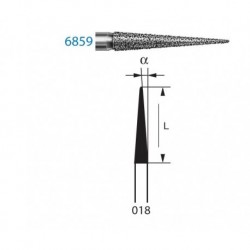 6859.314.018 KOMET diamante clinica 5 ud