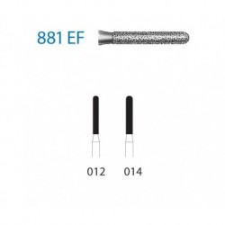 881EF.314.012 KOMET diamante clinica 5 ud