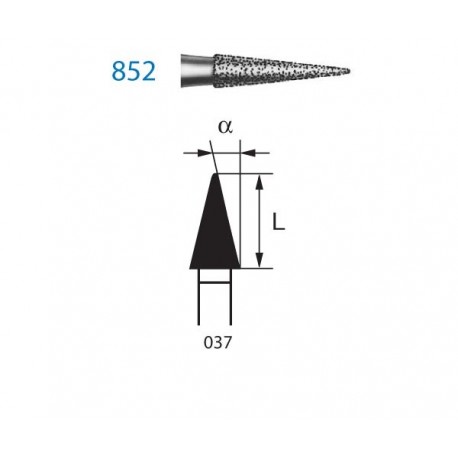 852.314.037 KOMET diamante clinica 5 ud