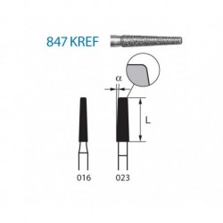 847KREF.314.016 KOMET diamante clinica 5 ud