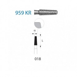 959KR.314.018 KOMET diamante clinica 5 ud