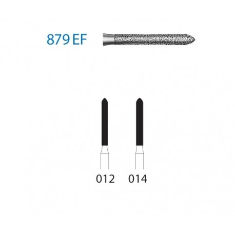 879EF.314.012 KOMET diamante clinica 5 ud