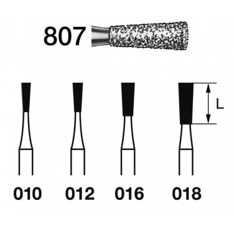 807.314.012 KOMET diamante clinica 5 ud