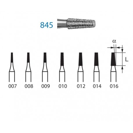 S6882.314.014 KOMET diamante clinica serie S 5 ud