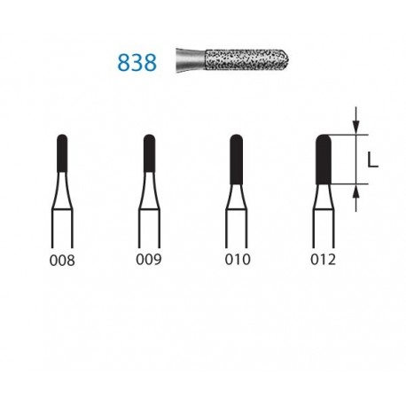 838.314.012 KOMET diamante clinica 5 ud