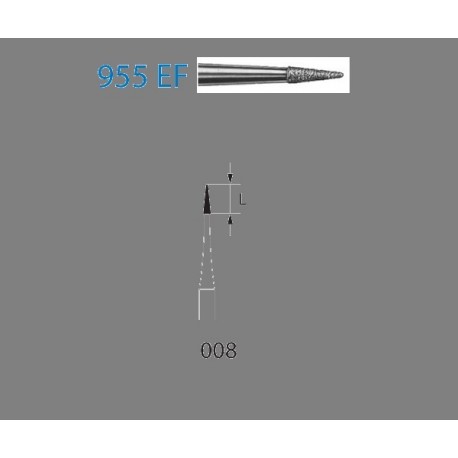 955EF.314.008 KOMET diamante clinica 5 ud