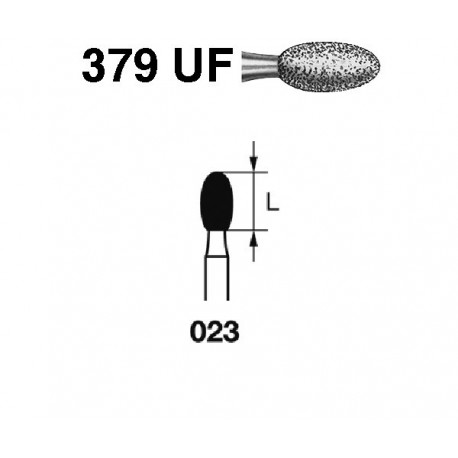 379UF.314.023 KOMET diamante clinica 5 ud