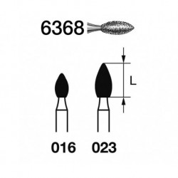 6368.314.016 KOMET diamante clinica 5 ud