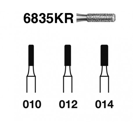 6835KR.314.010 KOMET diamante clinica 5 ud