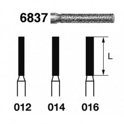 6837.314.012 KOMET diamante clinica 5 ud