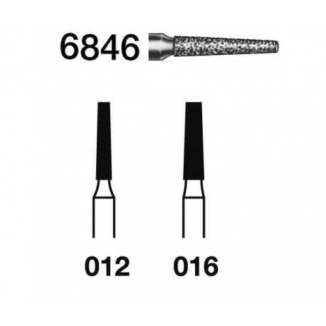 6846.314.012 KOMET diamante clinica 5 ud