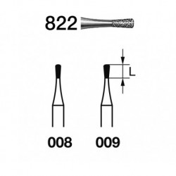 368EF.314.016 KOMET diamante clinica 5 ud