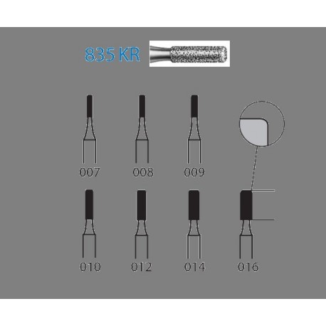 835KR.314.010 KOMET diamante clinica 5 ud