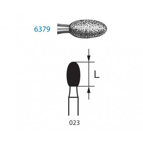 6379.314.023 KOMET diamante clinica 5 ud