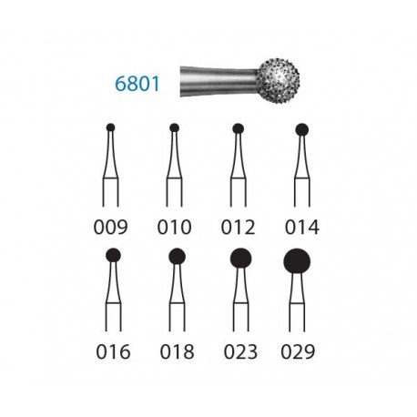 6801.314.018 KOMET diamante clinica 5 ud