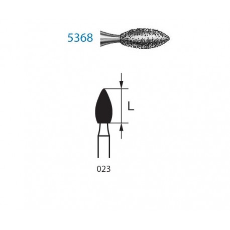 5368.314.023 KOMET diamante clinica 5 ud