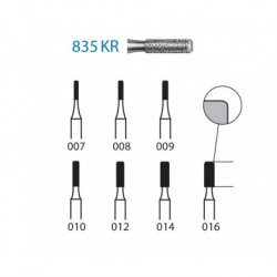 835KR.314.016 KOMET diamante clinica 5 ud