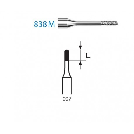 838M.314.007 KOMET diamante clinica 5 ud