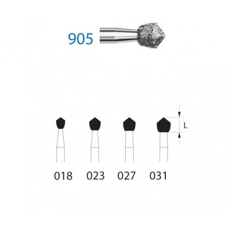 905.313.023 KOMET diamante clinica 5 ud