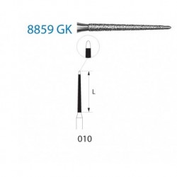 8859GK.314.010 KOMET diamante clinica 5 ud