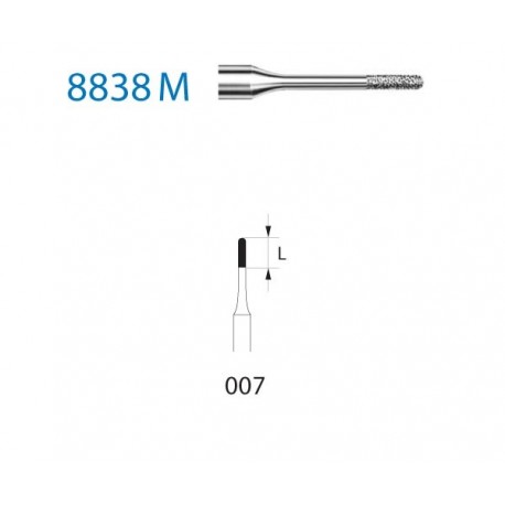 8838M.314.007 KOMET diamante clinica 5 ud