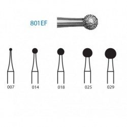 801EF.314.014 KOMET diamante clinica 5 ud