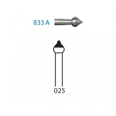 833A.314.025 KOMET diamante clinica 5 ud